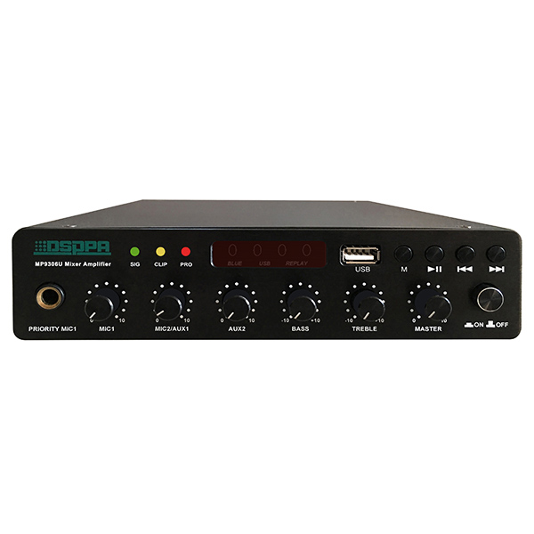 MP9306U Mixer Amplifier Digital, super tipis 60W
