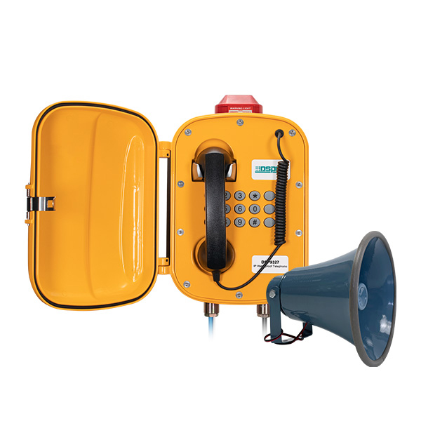 Speaker tahan air Suara & cahaya Alarm telepon dipasang di dinding Speaker 15W