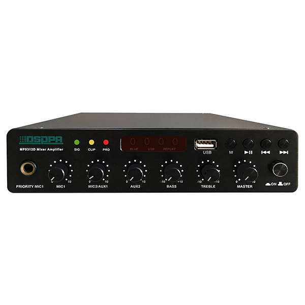 MP9312U Amplifier Mixer Digital, super tipis 120W