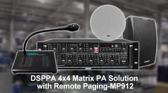 Solusi DSPPA 4x4 Matrix PA dengan Remote Paging -- MP912
