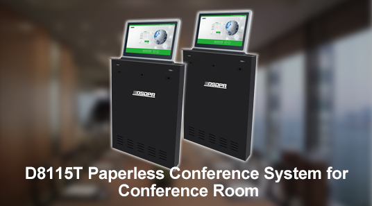 D8115T sistem konferensi tanpa kertas untuk ruang konferensi