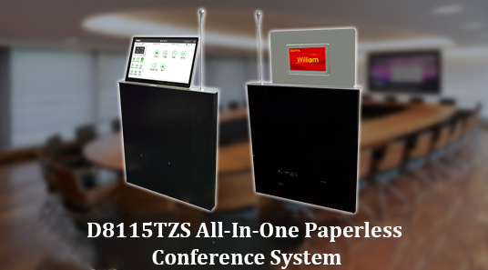 System sistem konferensi tanpa kertas All-In-One Desktop