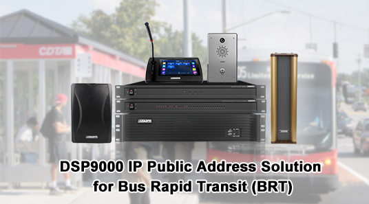 Solusi alamat publik IP DSP9000 untuk Bus Rapid Transit (BRT)