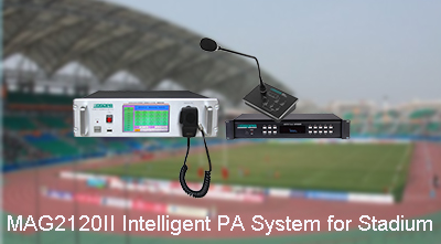 Sistem PA cerdas MAG2120II untuk Stadion