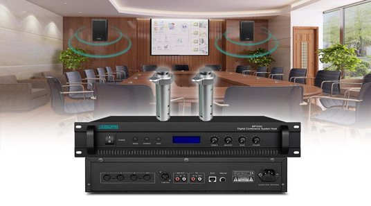 Sistem Konferensi Digital D6115 (mikrofon Pop-up dan metode koneksi)