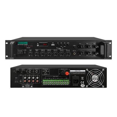 MP210U Amplifier 6 zona, Amplifier Paging 6 zona 60W-350W dengan USB/ SD/ FM/ Bluetooth
