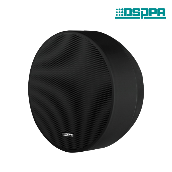 DSP5311B Speaker plafon 6.5 inci 6W, pengeras suara pemasangan permukaan tanpa bingkai hitam