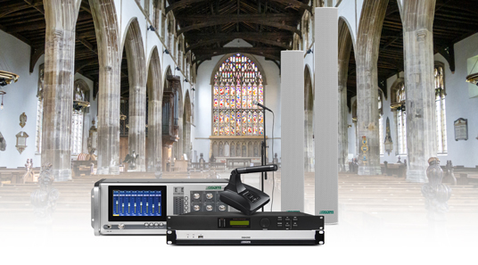 Solusi sistem suara profesional untuk Gereja