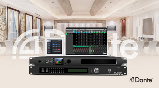 Dante prosesor Audio dan Amplifier untuk Hotel DP8004 & DDA43D