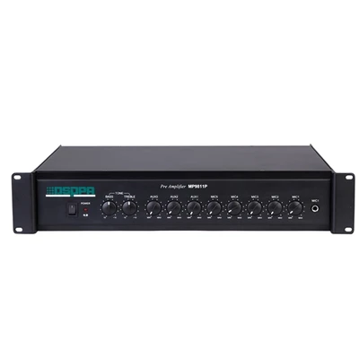 MP9811P 5 Mic 3 Aux 10 Inputs Preamplifier